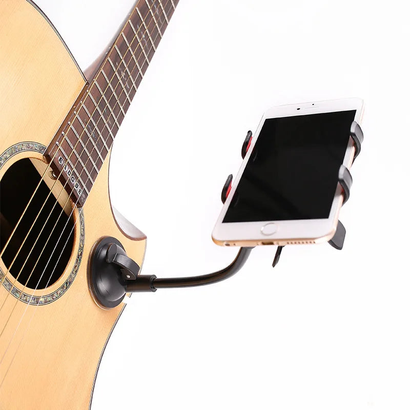 Guitar Capo Guitar Phone Holder Stand Adjustable Capo for Guitar Accessories Musical Instruments