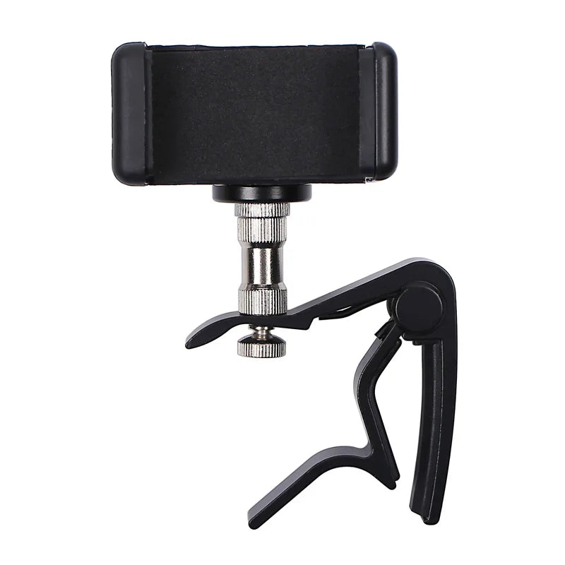 Guitar Capo Guitar Phone Holder Stand Adjustable Capo for Guitar Accessories Musical Instruments